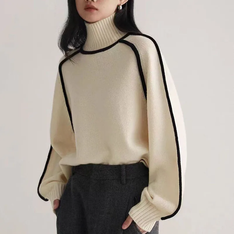 Evelyn | Comfortable Roll Neck Jumper