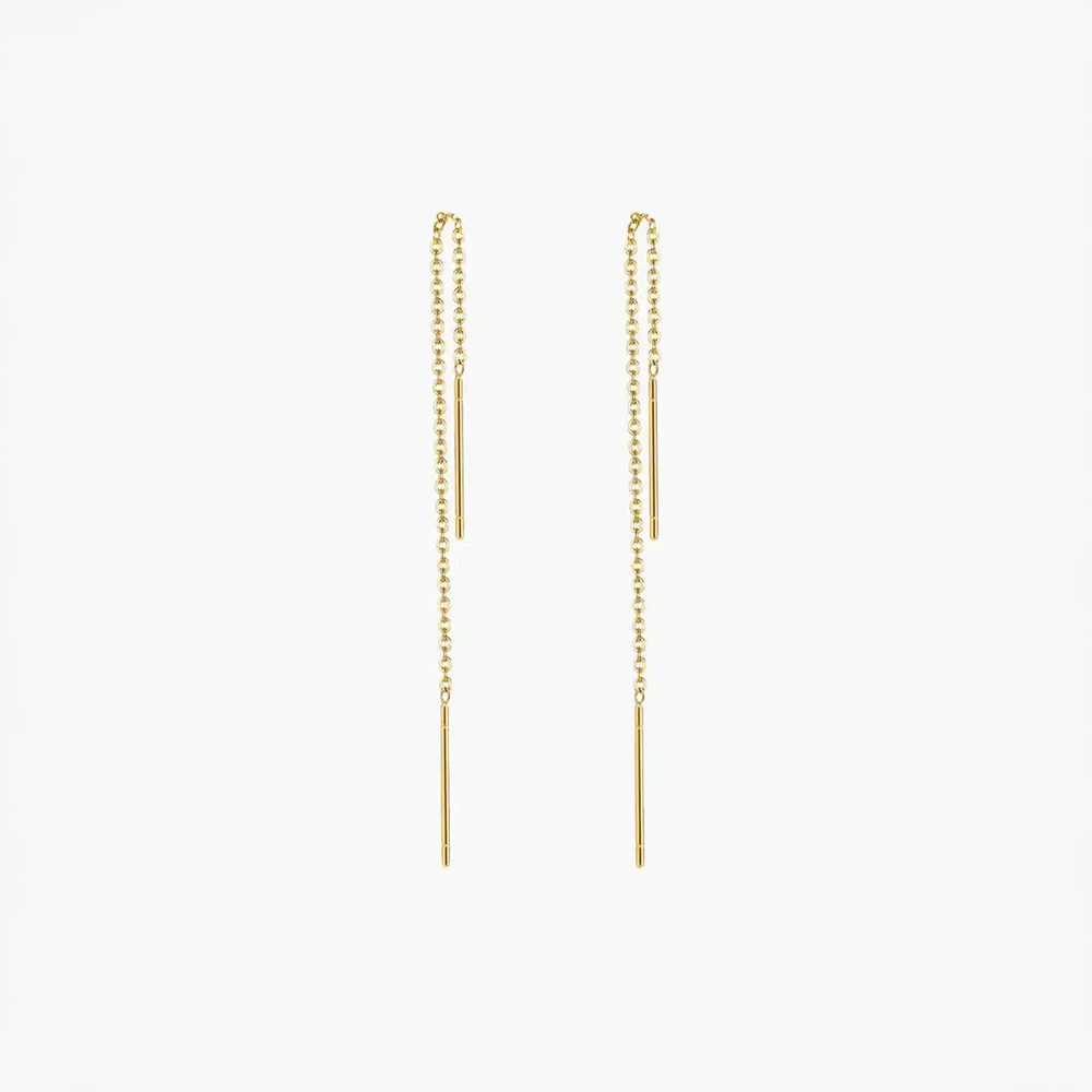 Persaïa | Fine hoop earrings for threading in modern design