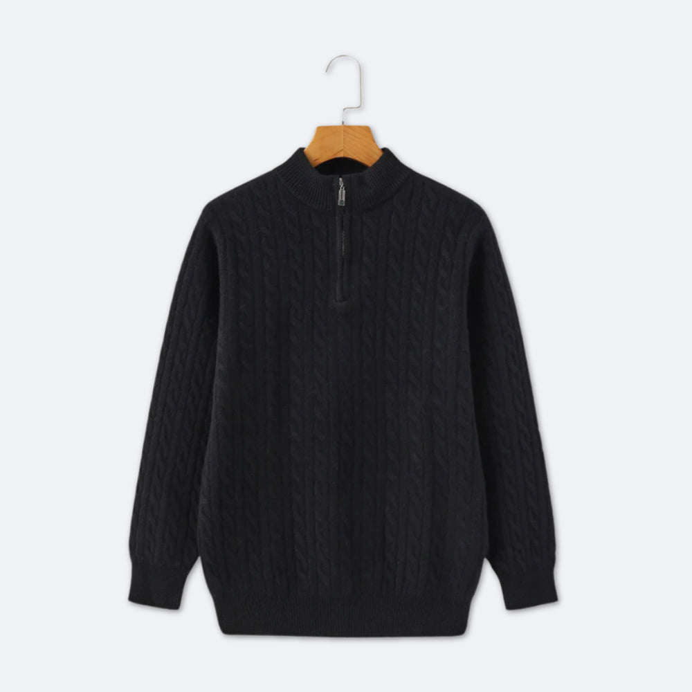 Leonardo | Elegant Cable Knit Cardigan