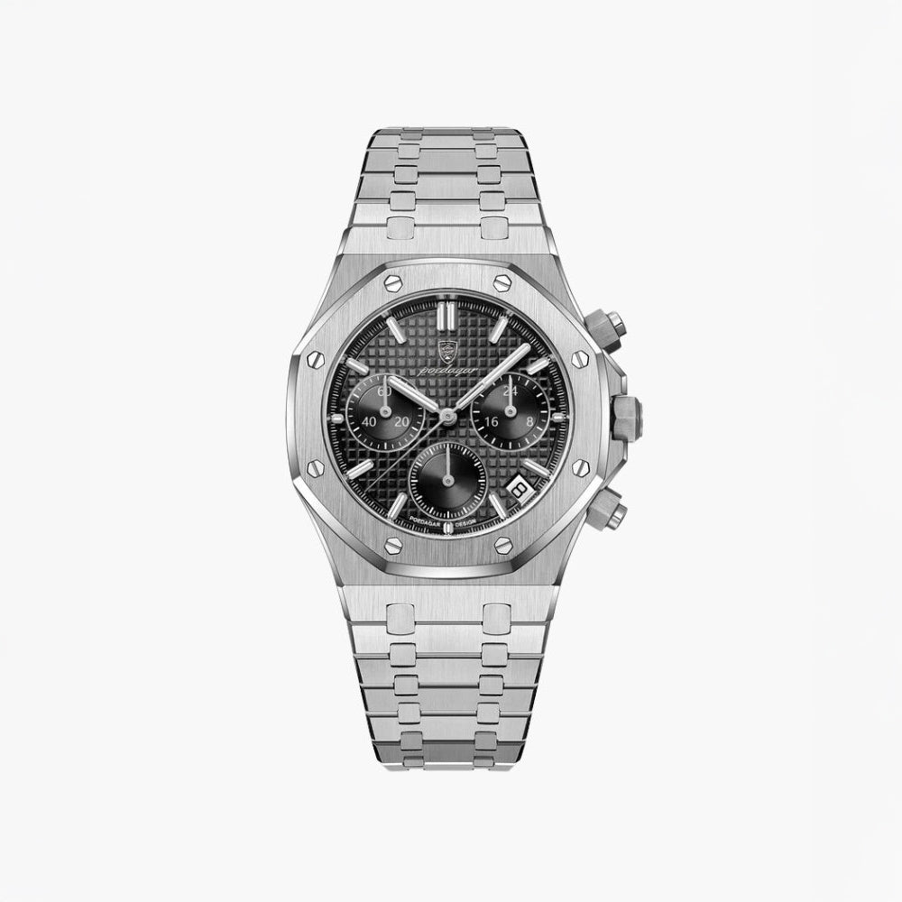 Aegion | Modern Stainless Steel Chronograph