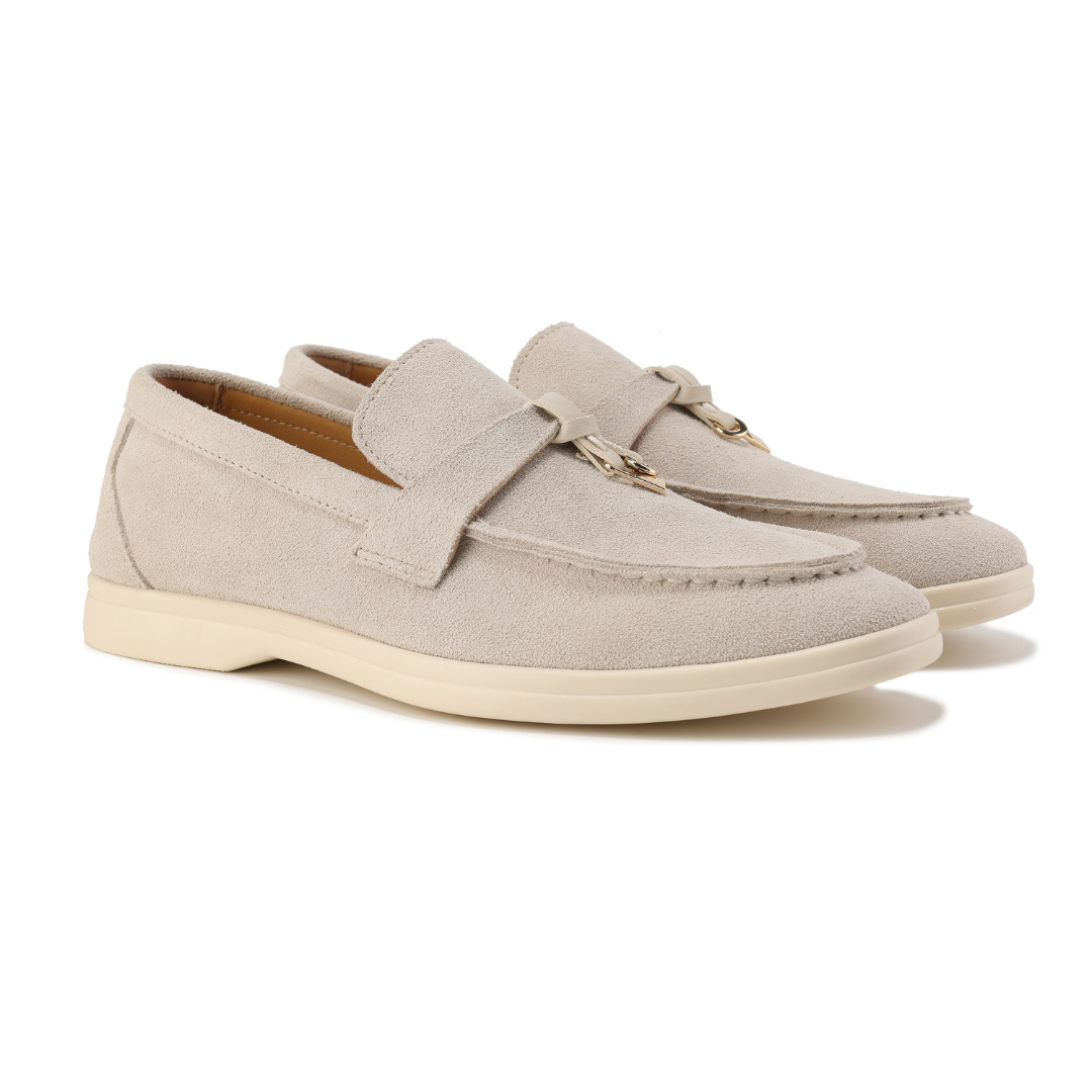 Evelyn | Suede Loafers Old Money
