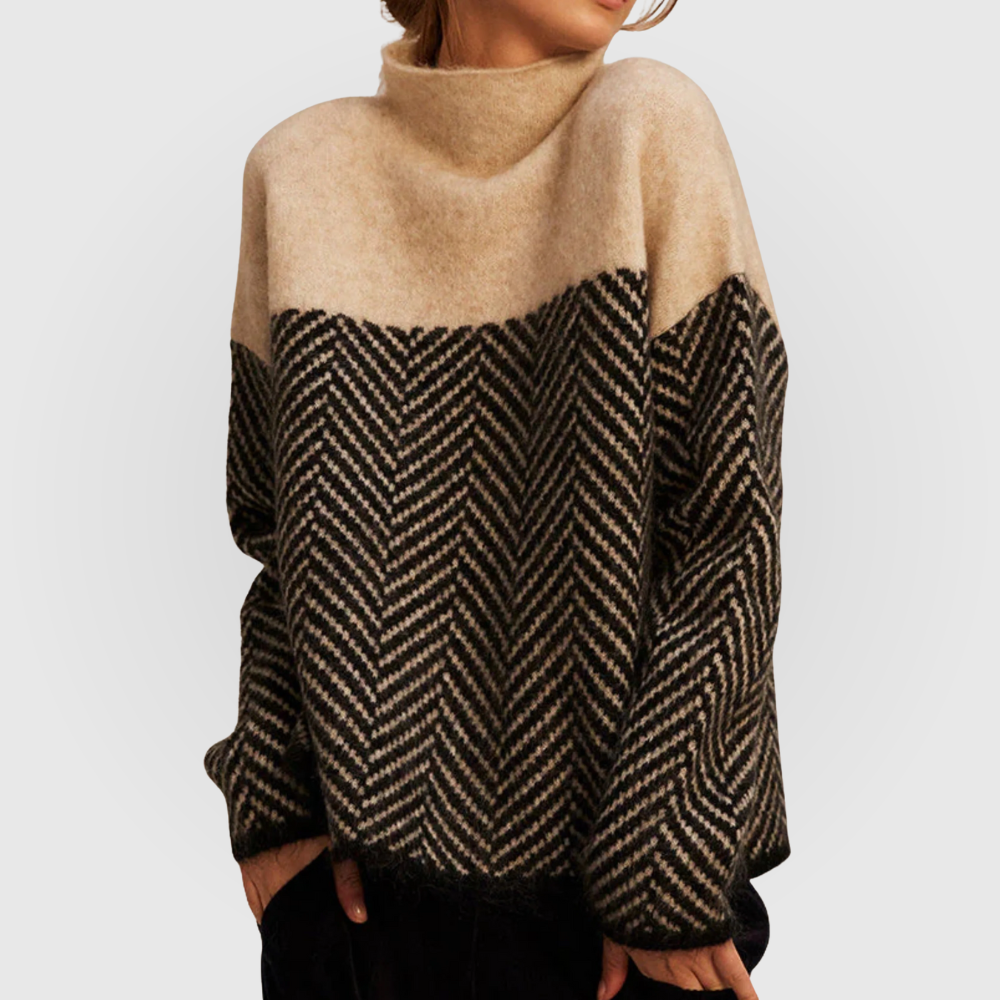 Malene | Cotton Turtleneck Sweater
