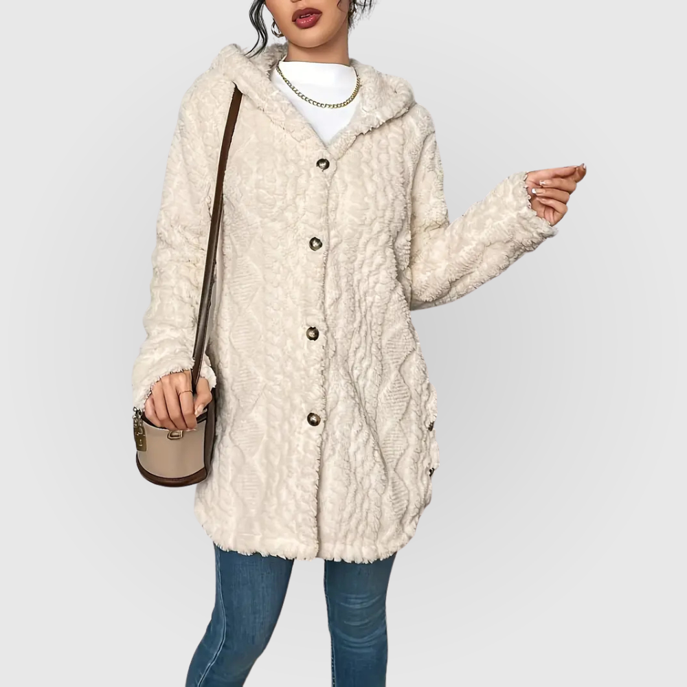 Evelyn | Plush Hoodie Cardigan