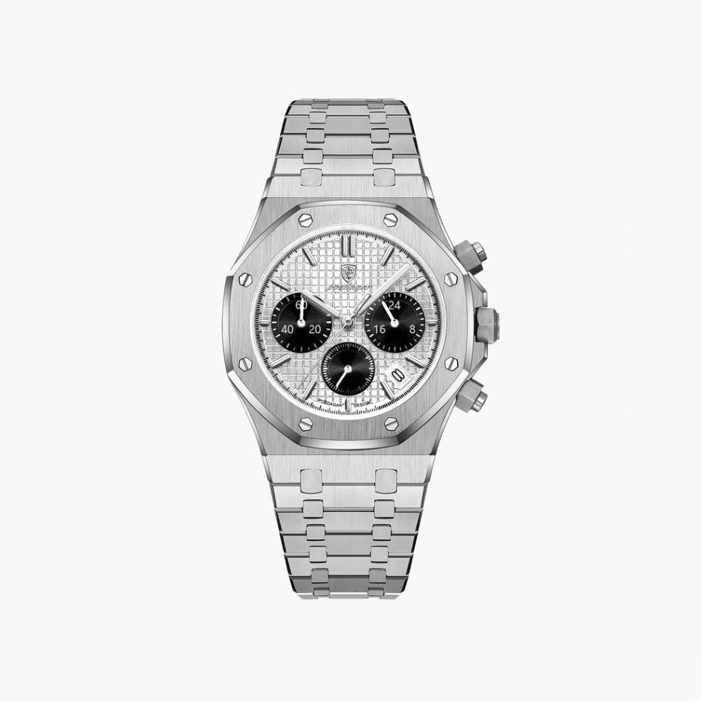 Aegion | Modern Stainless Steel Chronograph
