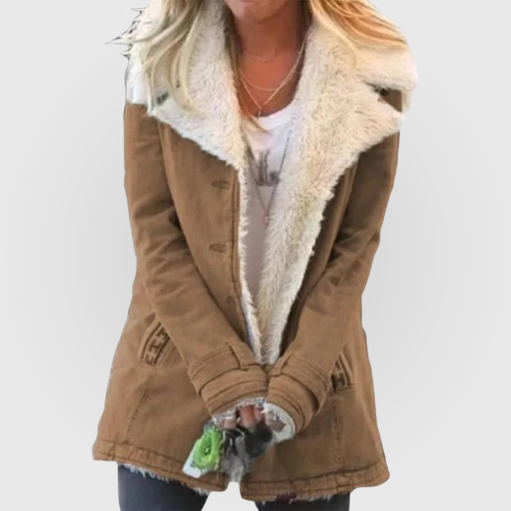 Zayna | Comfortable Long Sleeve Coat