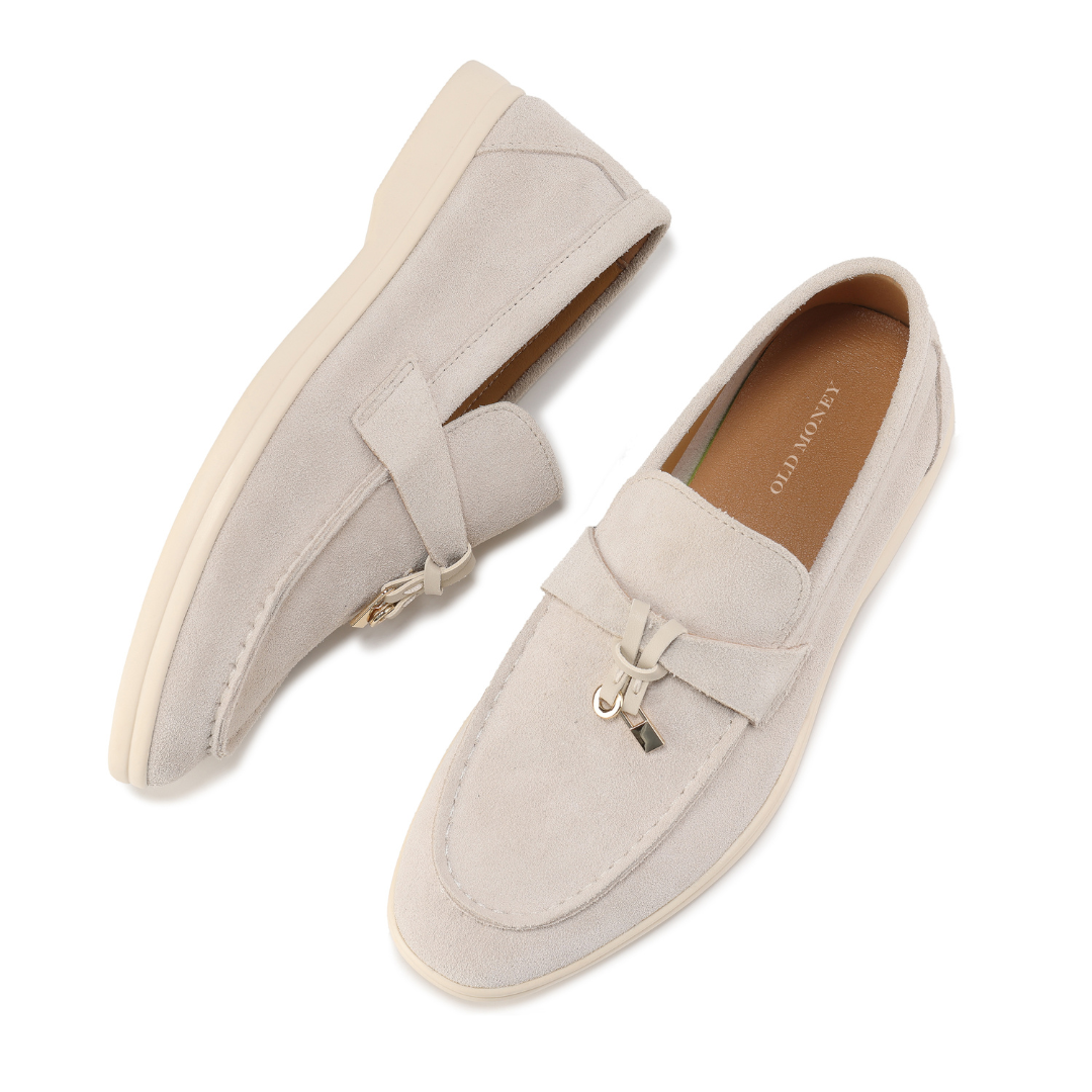 Evelyn | Suede Loafers Old Money