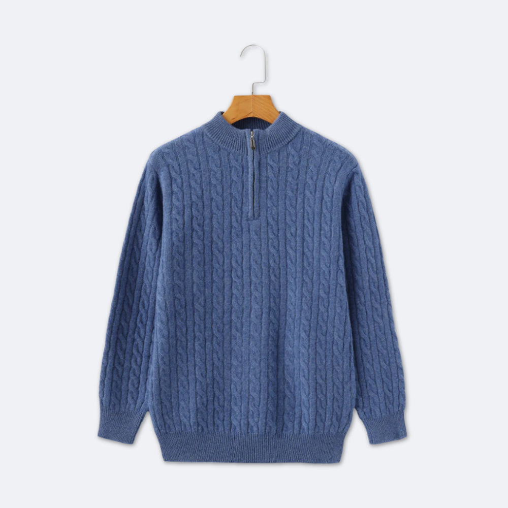 Leonardo | Elegant Cable Knit Cardigan