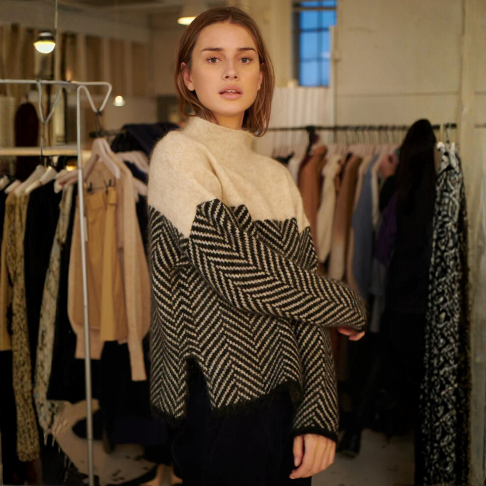 Malene | Cotton Turtleneck Sweater