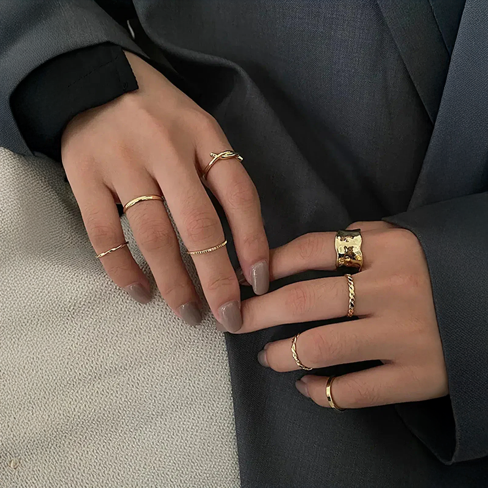 Lorienna | Set of Minimalist and Elegant Rings