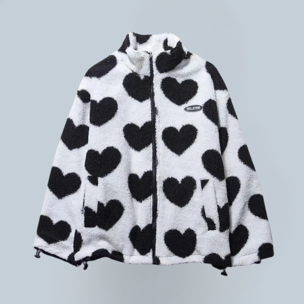 Ava | Reversible Heart Jacket