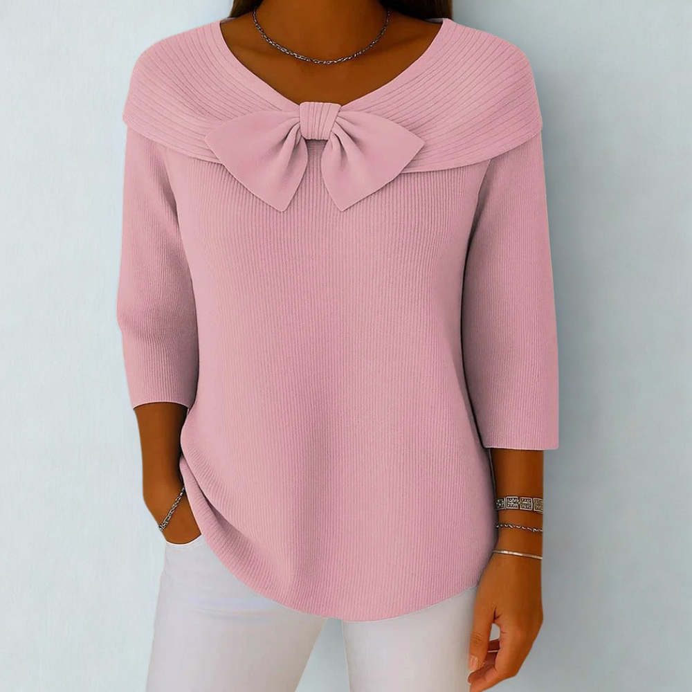 Serenna | Elegant Bow Sweater
