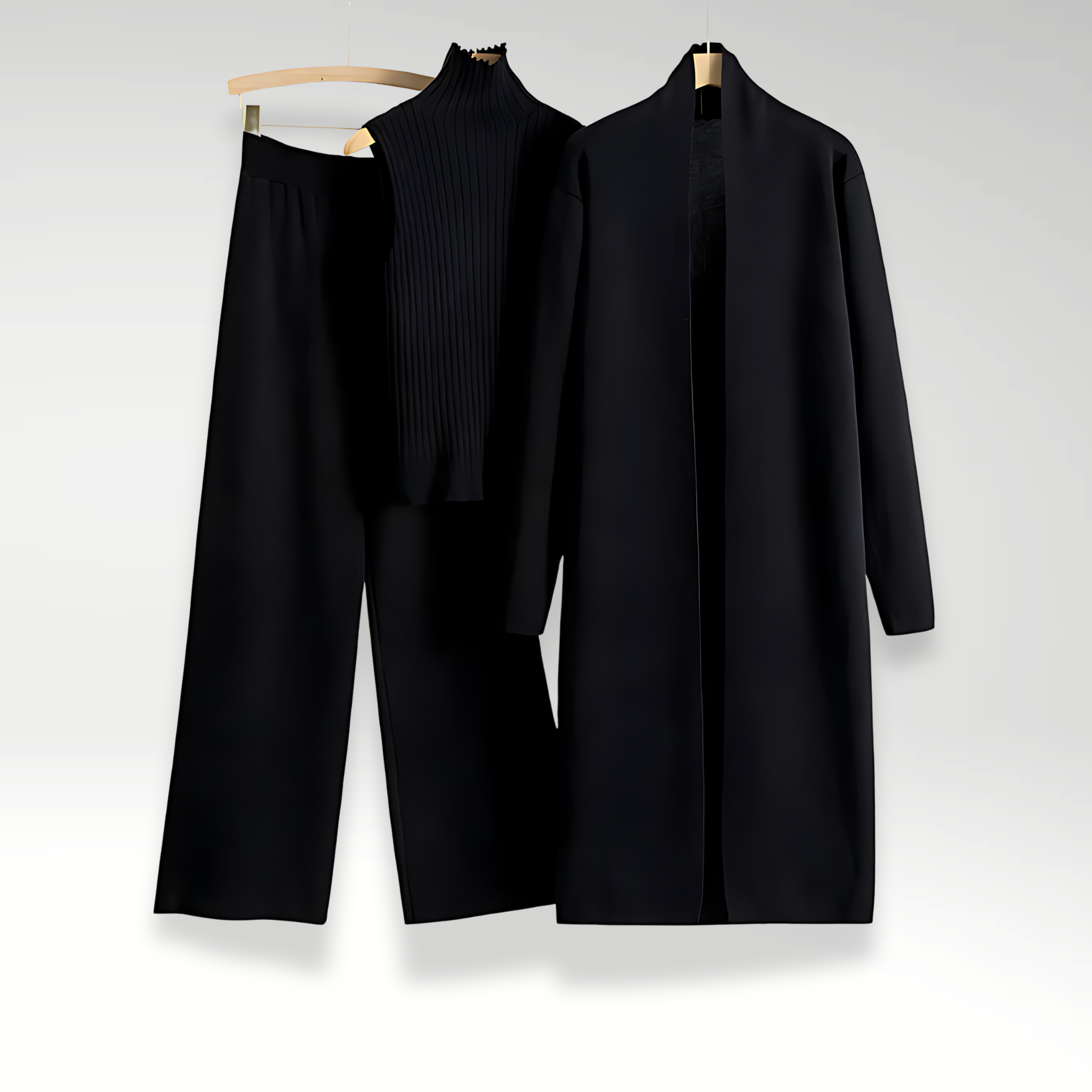 Evelyn | Three-Piece Luxe Knit Set