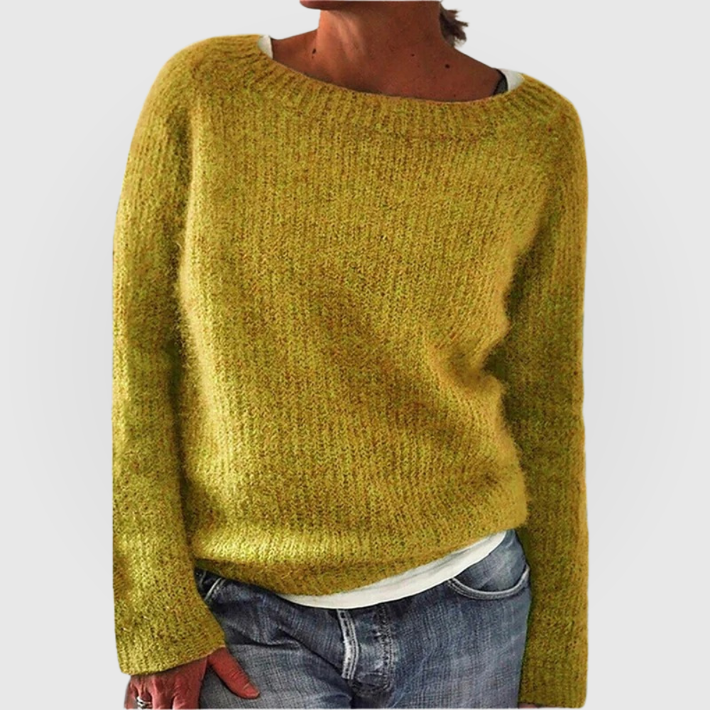 Melina | Soft Round Neck Knit Sweater