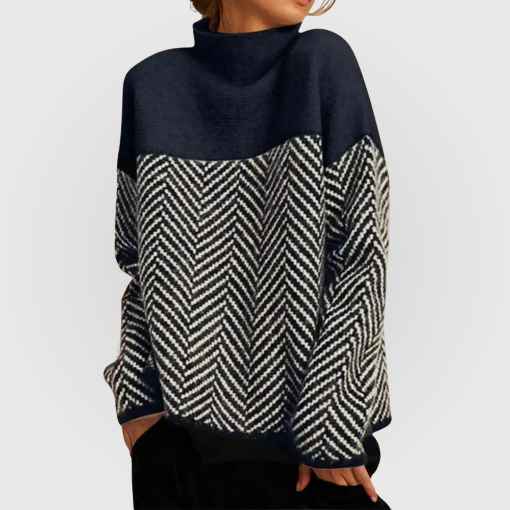 Malene | Cotton Turtleneck Sweater