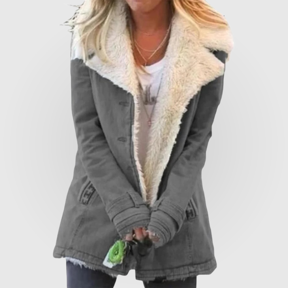 Zayna | Comfortable Long Sleeve Coat