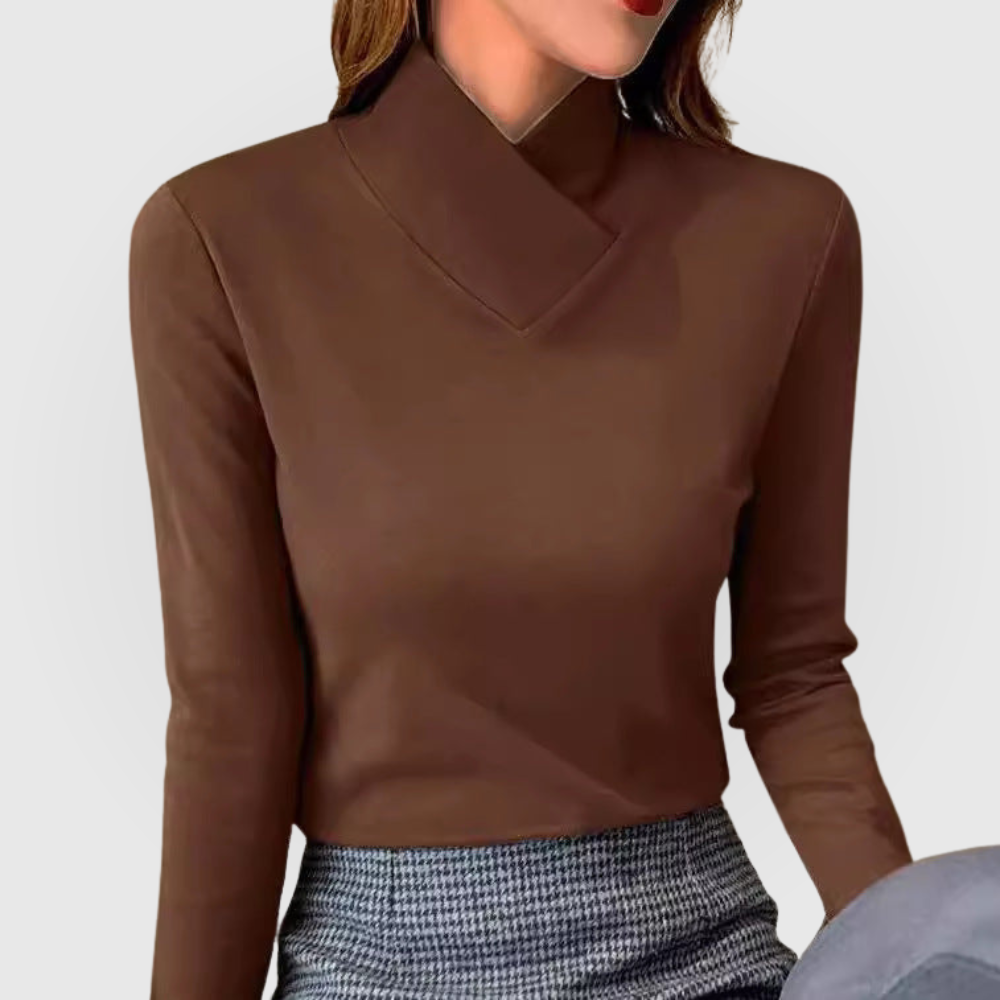Beverley | Elegant Turtleneck Cut
