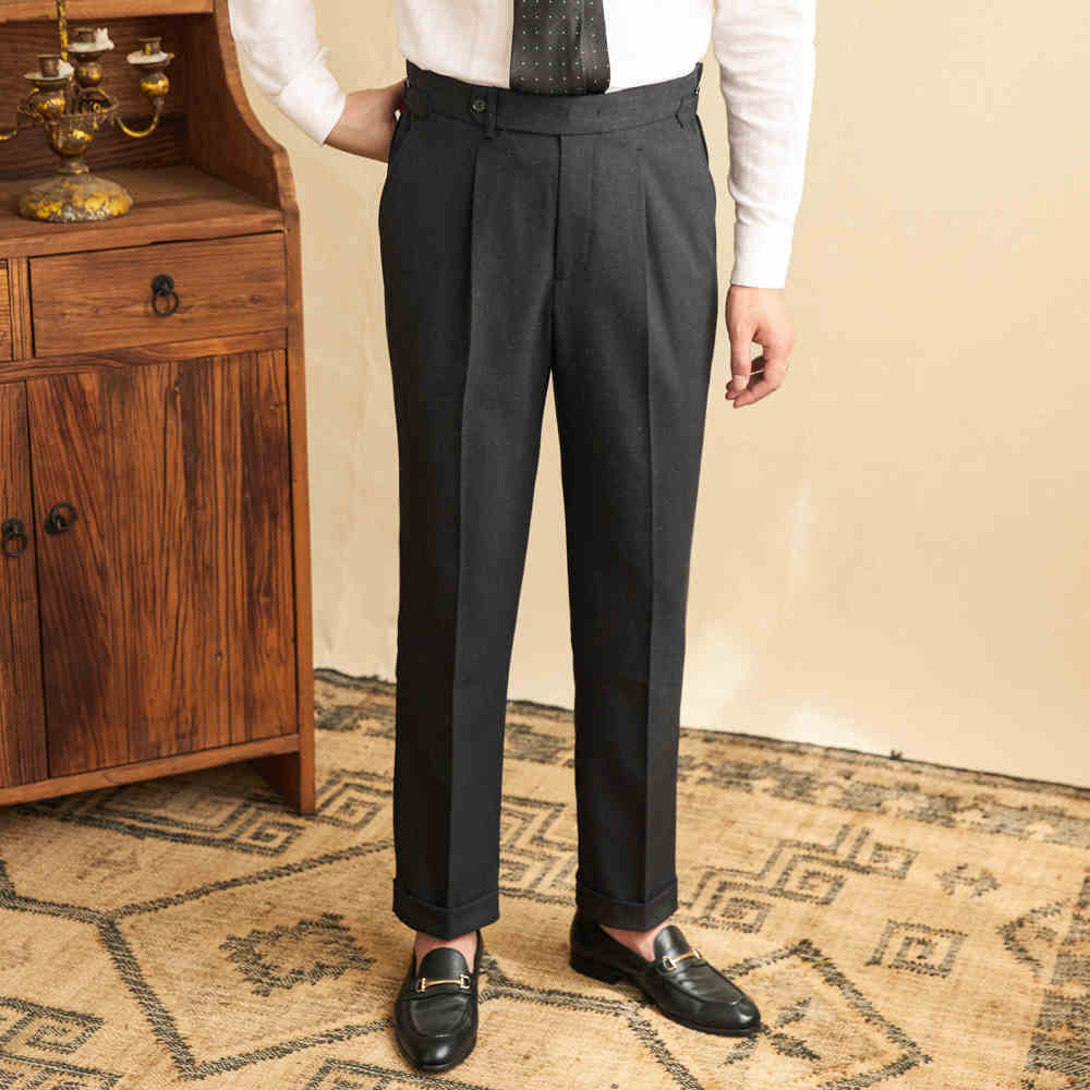 Sandro | High-Waisted Linen Pants