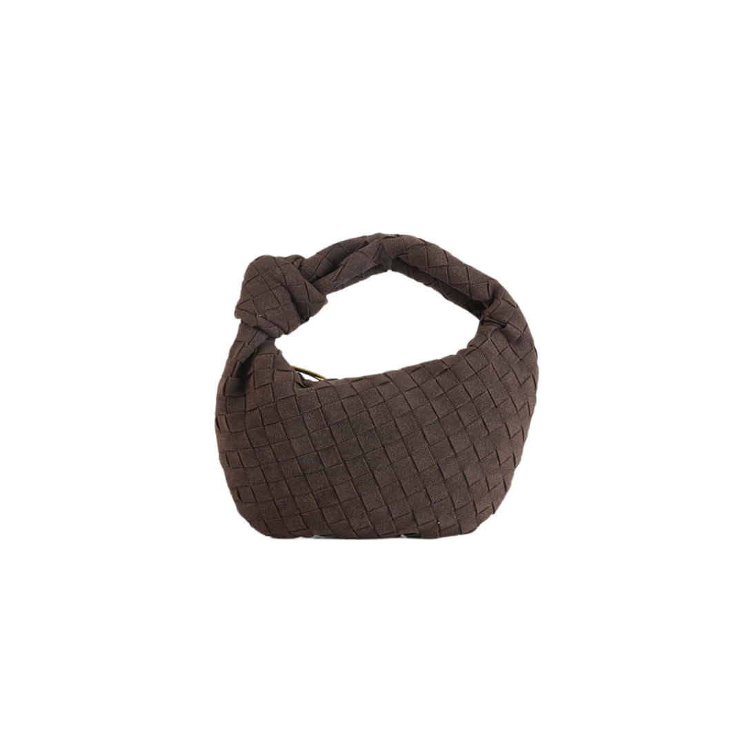 Anemone | Mini Woven Suede Bag