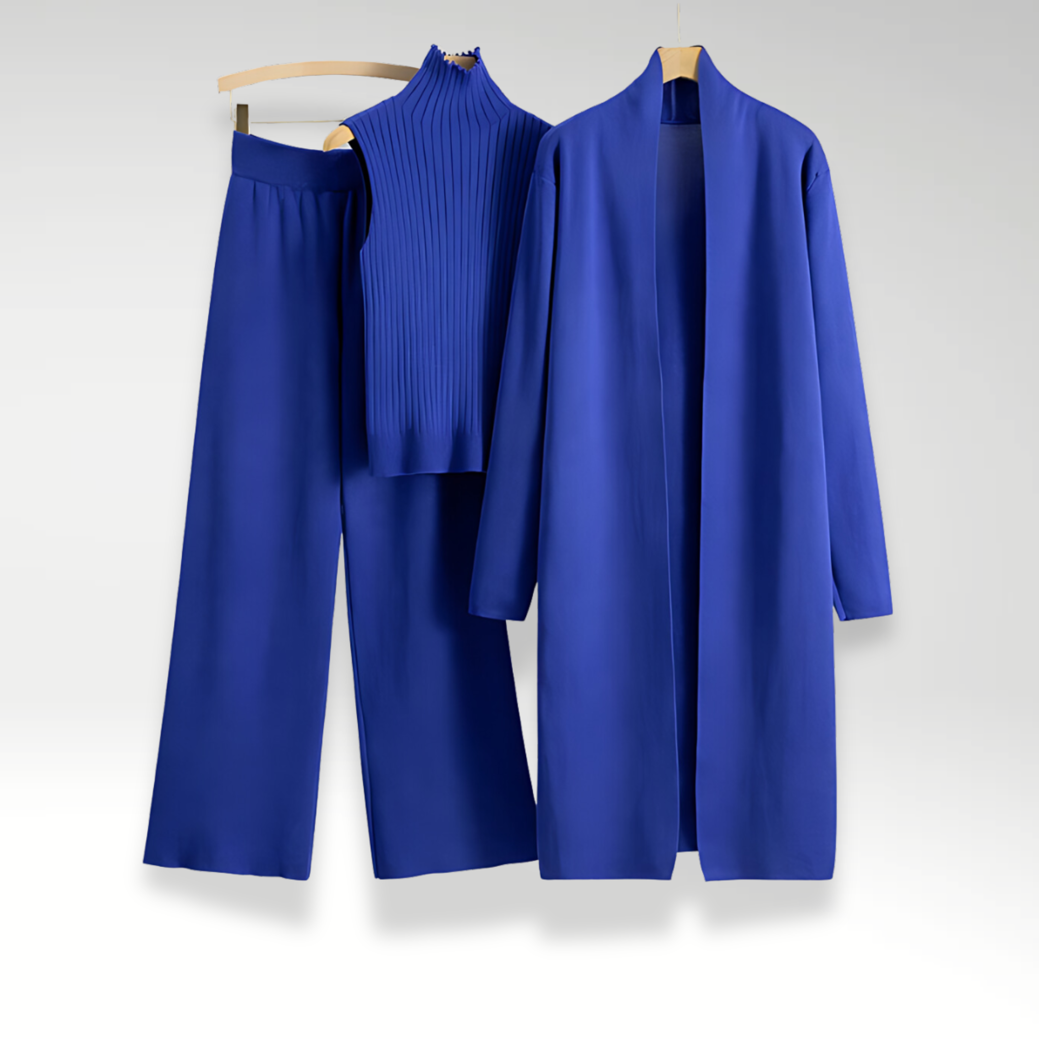 Evelyn | Three-Piece Luxe Knit Set