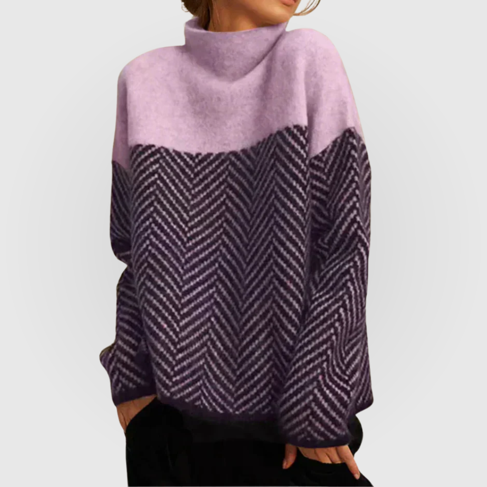 Malene | Cotton Turtleneck Sweater