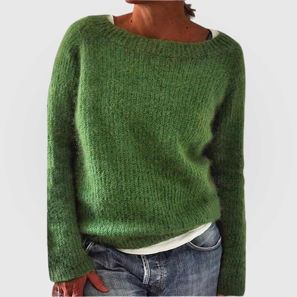 Melina | Soft Round Neck Knit Sweater
