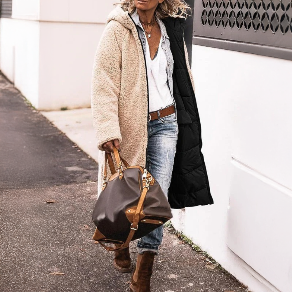 Laluna | Elegant Reversible Coat