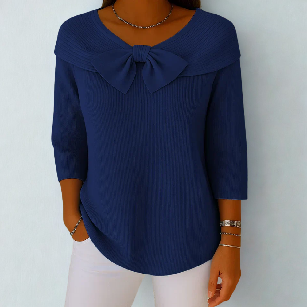 Serenna | Elegant Bow Sweater