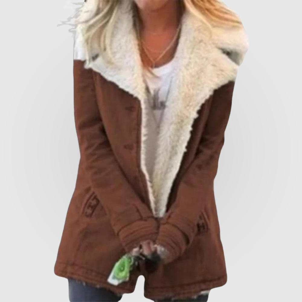 Zayna | Comfortable Long Sleeve Coat