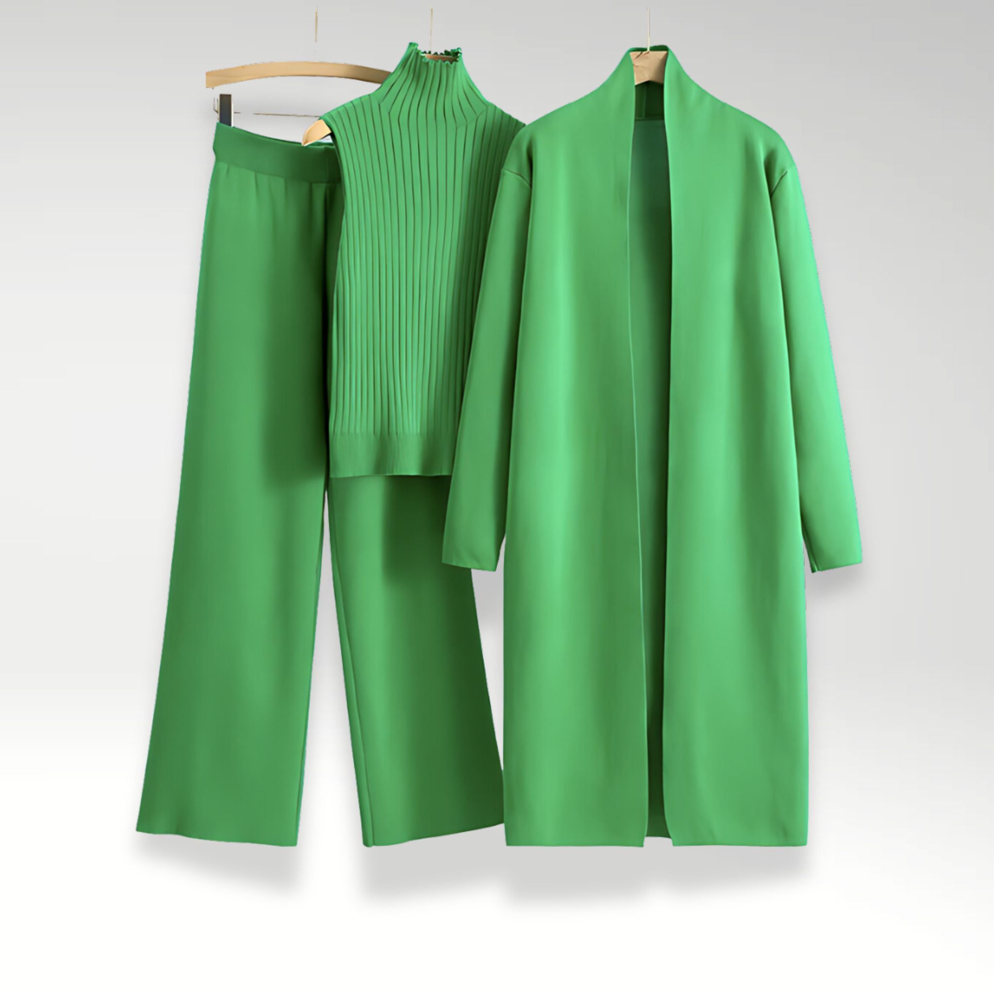 Evelyn | Three-Piece Luxe Knit Set