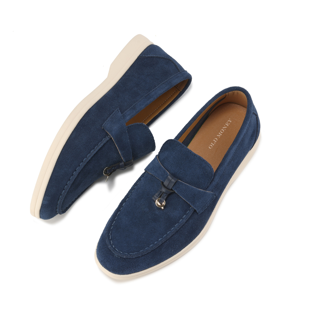 Evelyn | Suede Loafers Old Money
