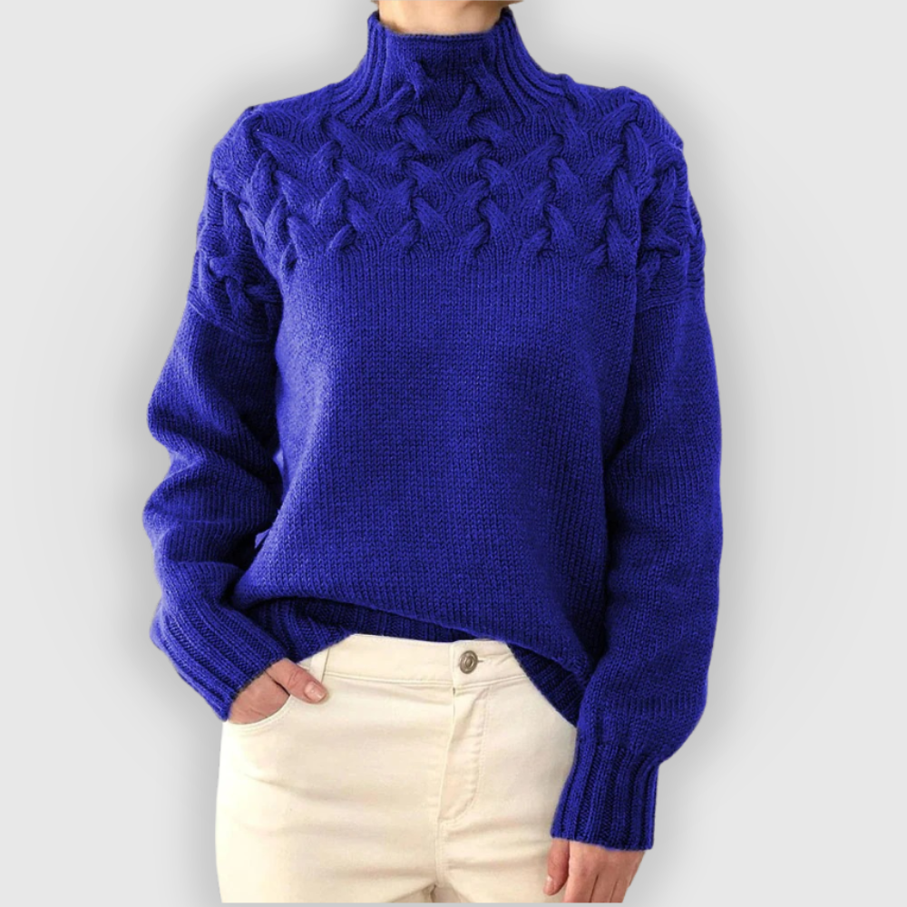 Amara | High-neck Knitted Sweater
