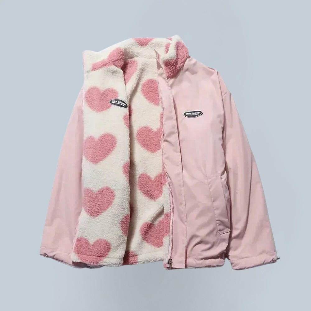 Ava | Reversible Heart Jacket