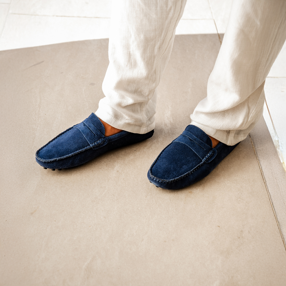 Driver Moccasins Made of Suede