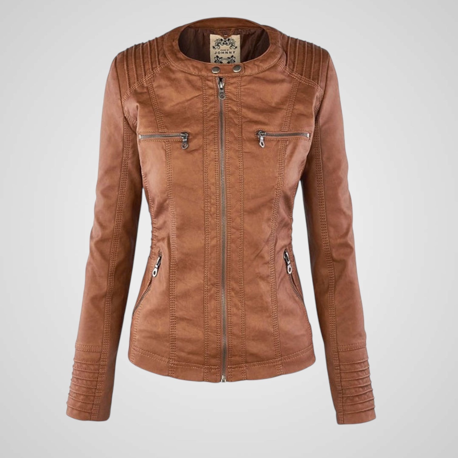 Olivia | Waterproof Leather Jacket