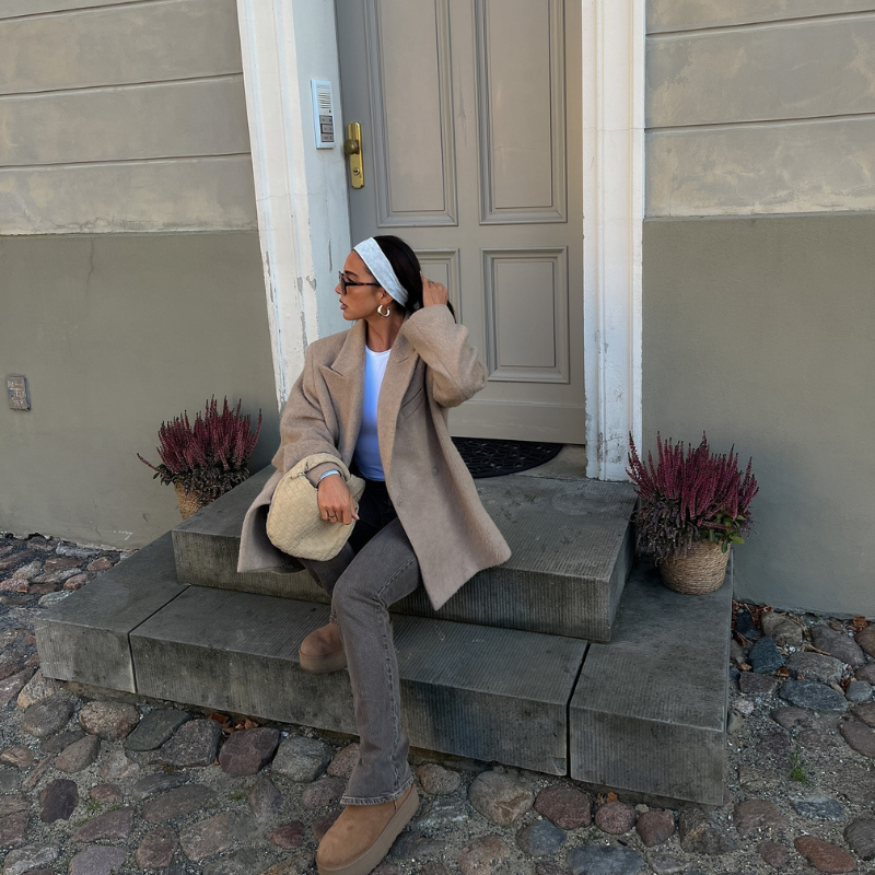 Anemone | Mini Woven Suede Bag