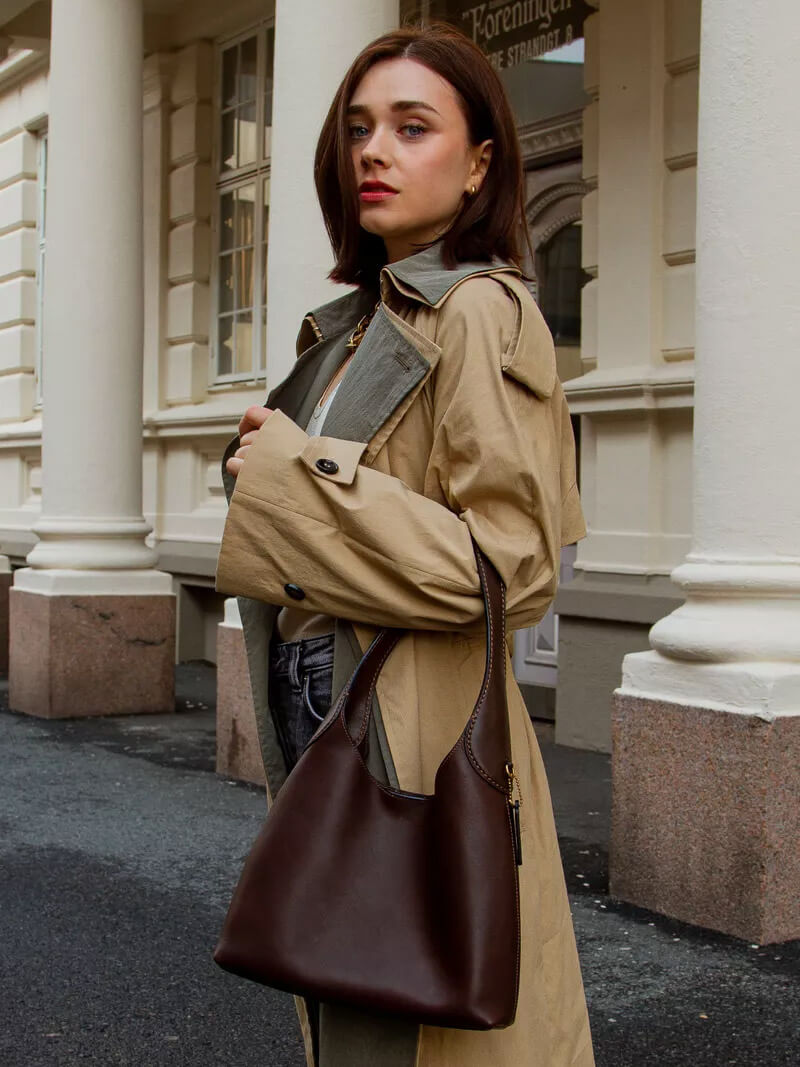 Clotilde | Faux Leather Bag with Cherry Charm