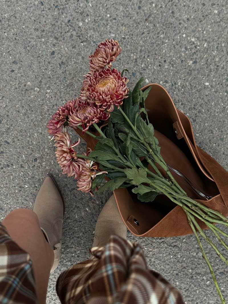 Angélique | Faux Suede Bag