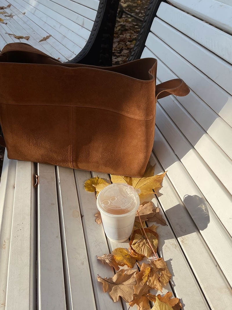 Angélique | Faux Suede Bag