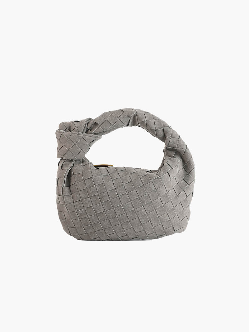 Anemone | Mini Woven Suede Bag