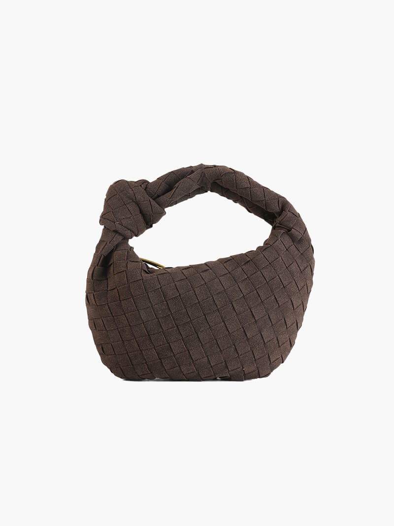 Anemone | Mini Woven Suede Bag