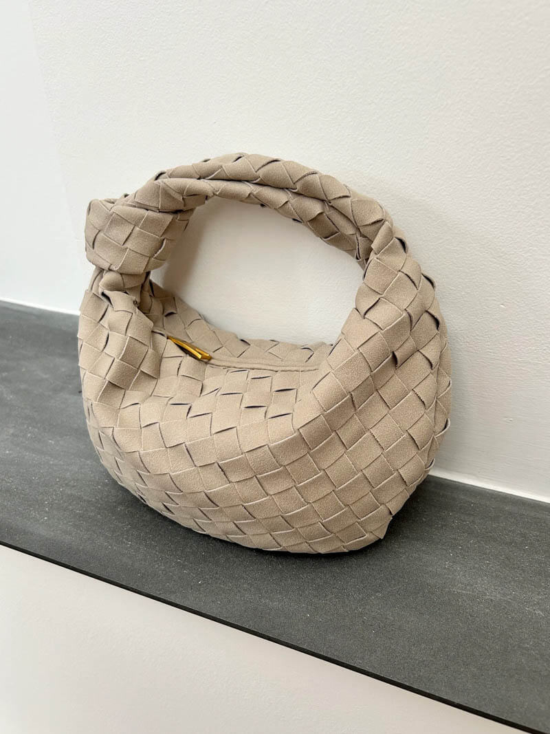 Anemone | Mini Woven Suede Bag