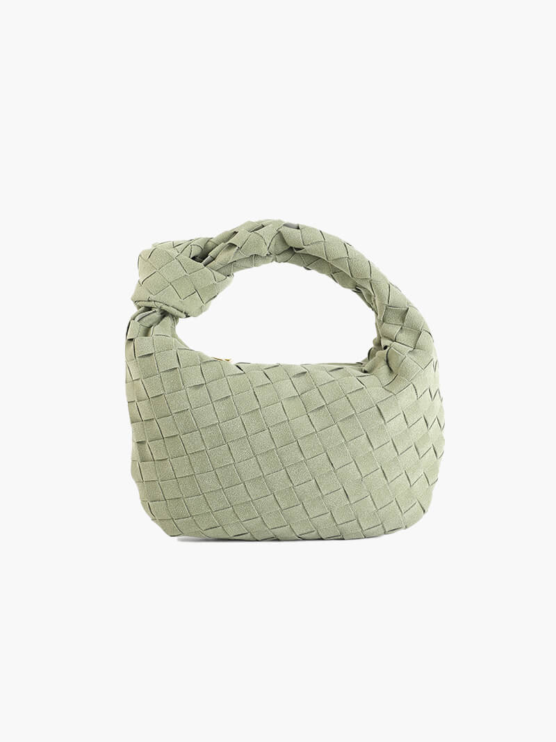 Anemone | Mini Woven Suede Bag