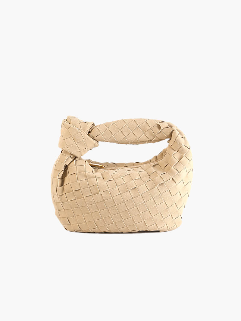 Anemone | Mini Woven Suede Bag