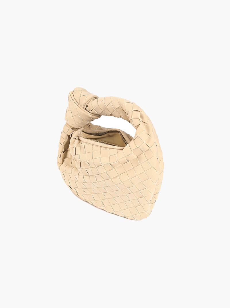 Anemone | Mini Woven Suede Bag