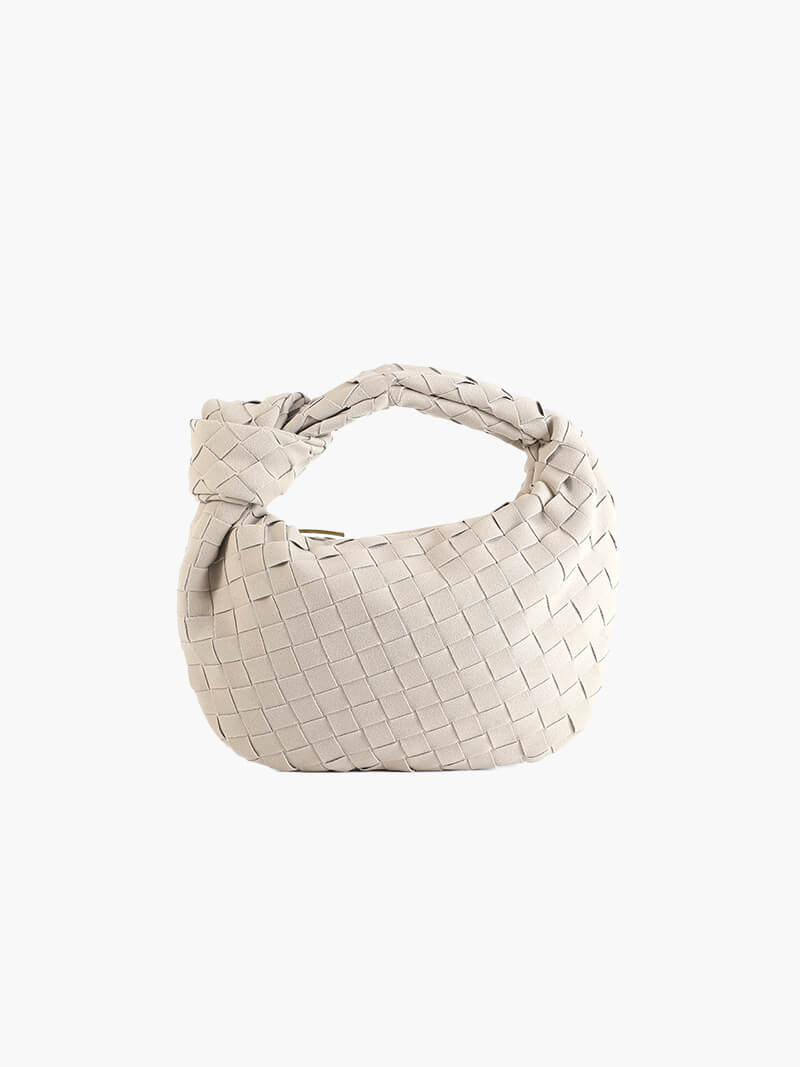 Anemone | Mini Woven Suede Bag