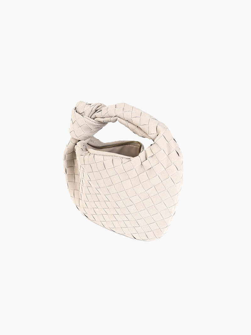 Anemone | Mini Woven Suede Bag