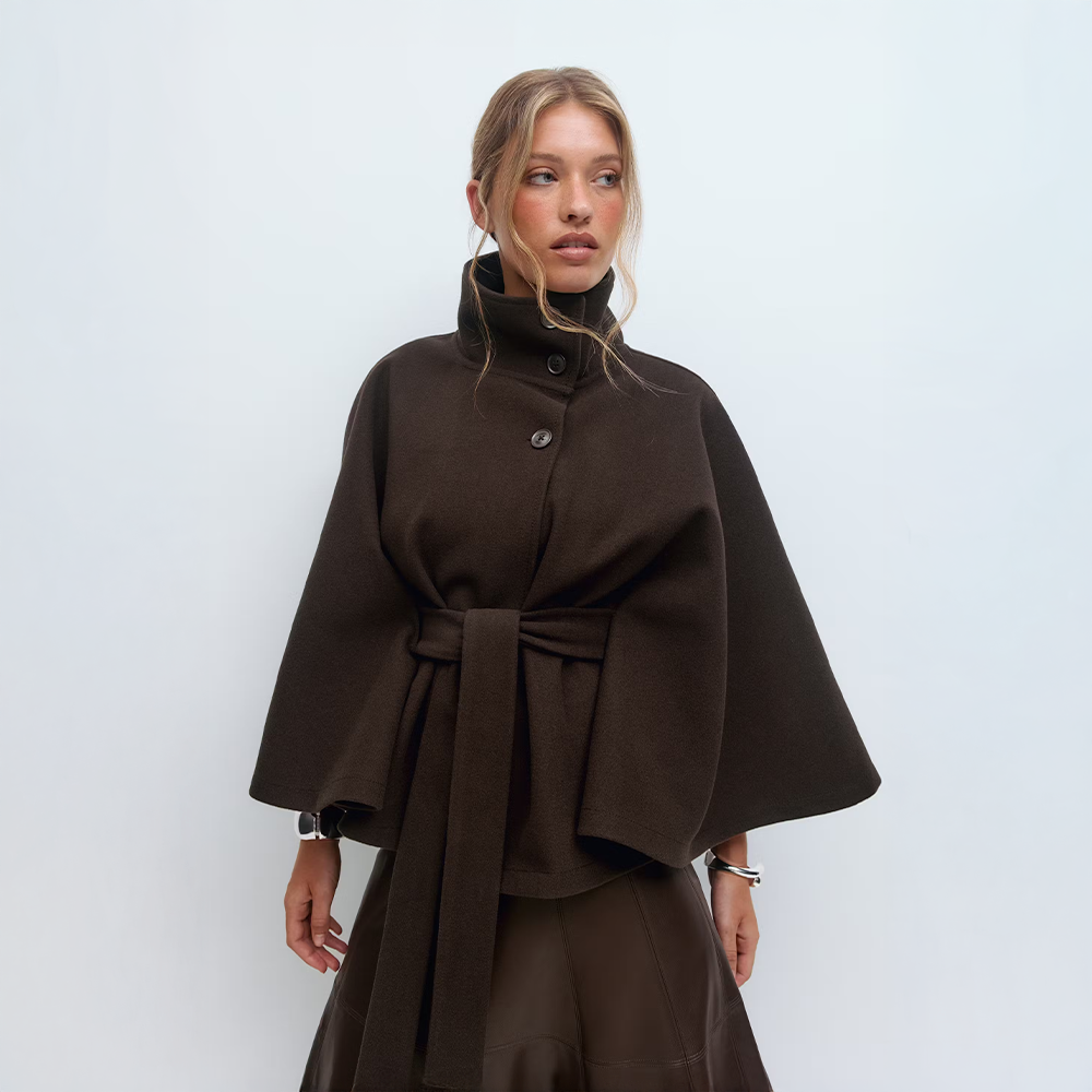 Loreza | Timeless Cape Coat