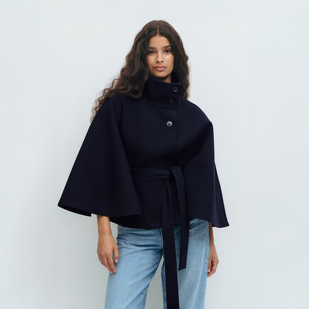 Loreza | Timeless Cape Coat