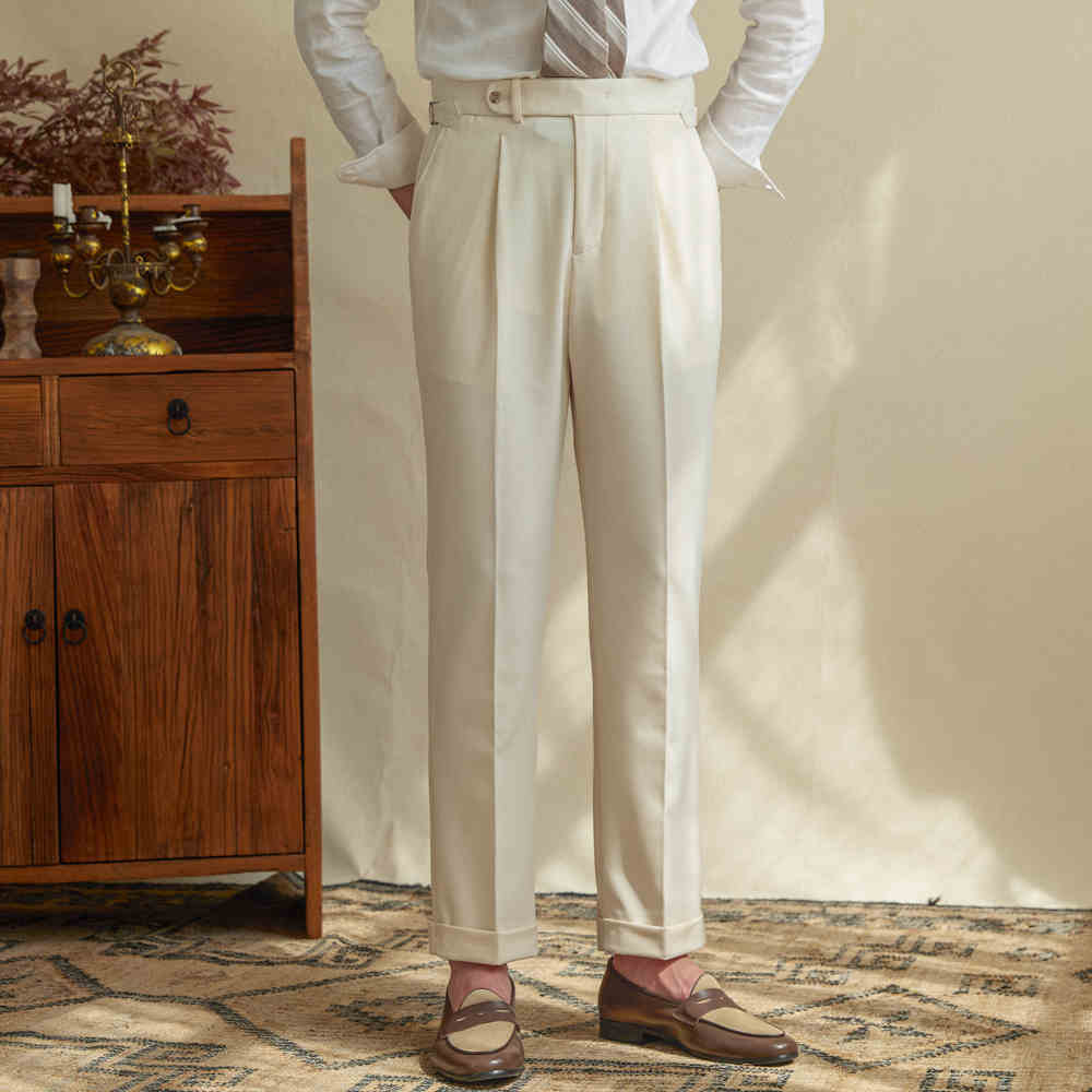 Sandro | High-Waisted Linen Pants