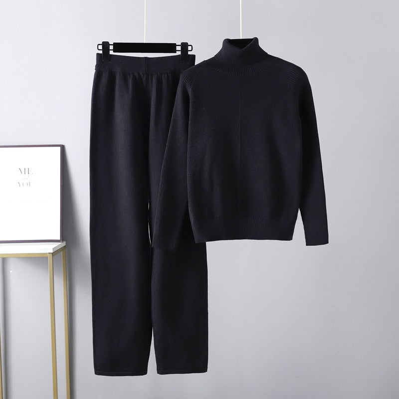 Evelyn | Two-Piece Lounge Set in Cable Knit